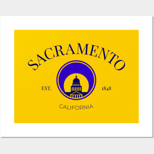 Sacramento City Capitol California Print Posters and Art